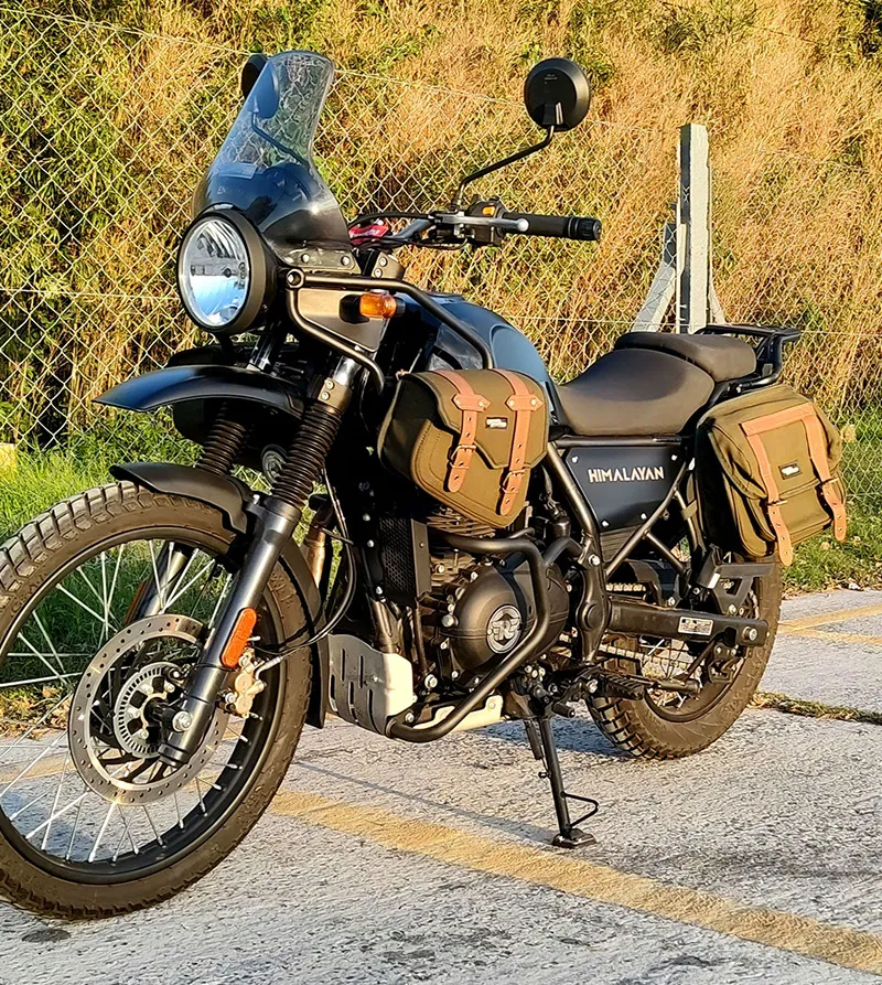 Cartuchera HD verde lona